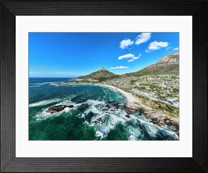 Framed Print : Panorama of the Twelve Apostles and Camps Bay, Cape Town, South Africa, Africa Framed Print : Panorama of the Twelve Apostles and Camps Bay, Cape Town, South Africa, Africa