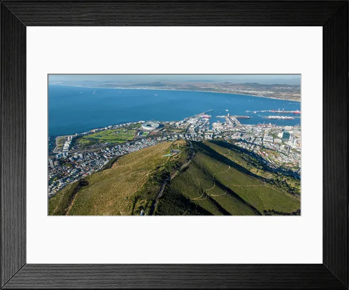 Framed Print : Aerial of Cape Town, South Africa, Africa Framed Print : Aerial of Cape Town, South Africa, Africa