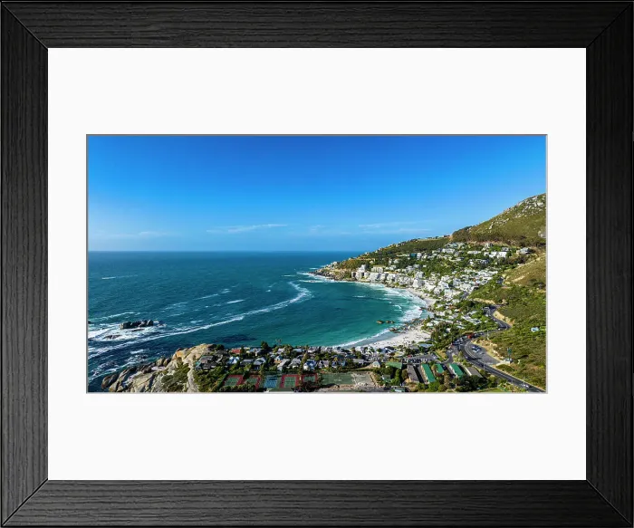 Framed Print : Aerial of the Twelve Apostles and Camps Bay, Cape Town, South Africa, Africa Framed Print : Aerial of the Twelve Apostles and Camps Bay, Cape Town, South Africa, Africa