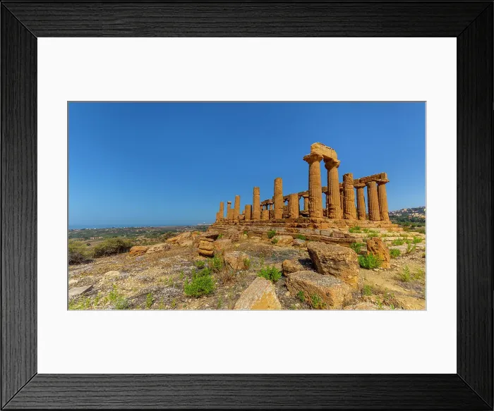 Framed Print : Temple of Hera, Valle dei Templi (Valley of Temples), UNESCO World Heritage Site, Hellenic architecture, Agrigento, Sicily, Italy, Mediterranean, Europe Framed Print : Temple of Hera, Valle dei Templi (Valley of Temples), UNESCO World Heritage Site, Hellenic architecture, Agrigento, Sicily, Italy, Mediterranean, Europe