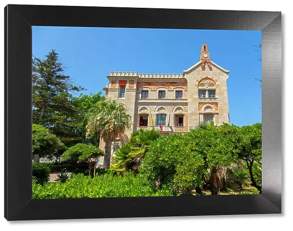 Palazzo Florio, Favignana, Aegadian Islands, province of Trapani, Sicily, Italy, Mediterranean, Europe
