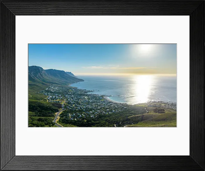 Framed Print : Aerial of The Twelve Apostles and Camps Bay, Cape Town, Cape Peninsula, South Africa, Africa Framed Print : Aerial of The Twelve Apostles and Camps Bay, Cape Town, Cape Peninsula, South Africa, Africa