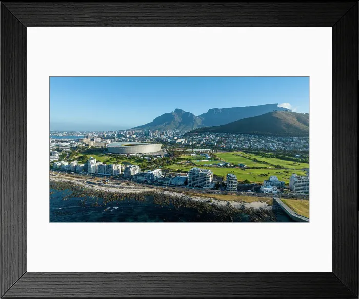 Framed Print : Aerial of Cape Town, South Africa, Africa
