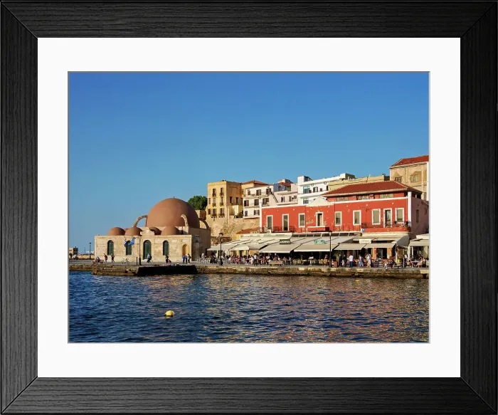 Framed Print : Kucuk Hasan Mosque, City of Chania, Crete, Greek Islands, Greece, Europe Framed Print : Kucuk Hasan Mosque, City of Chania, Crete, Greek Islands, Greece, Europe