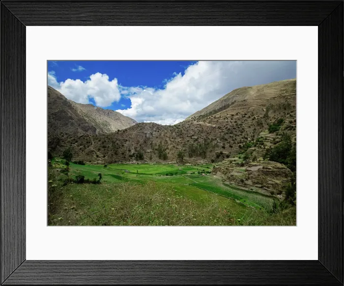 Framed Print : Views of Ollantaytambo, Peru, South America