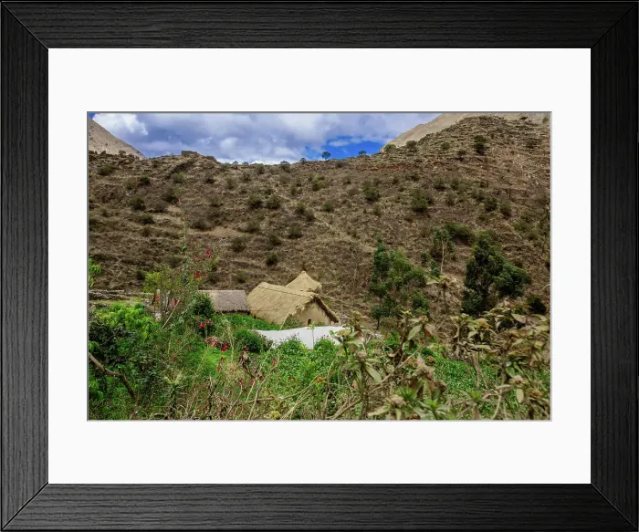 Framed Print : Views of Ollantaytambo, Peru, South America