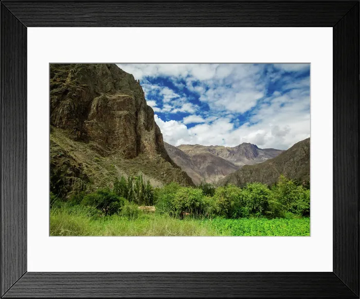 Framed Print : Views of Ollantaytambo, Peru, South America