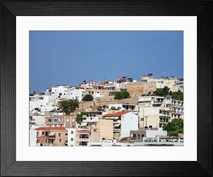 Framed Print : View towards the Kazarma Fortress, Sitia, Lasithi Region, Crete, Greek Islands, Greece, Europe Framed Print : View towards the Kazarma Fortress, Sitia, Lasithi Region, Crete, Greek Islands, Greece, Europe
