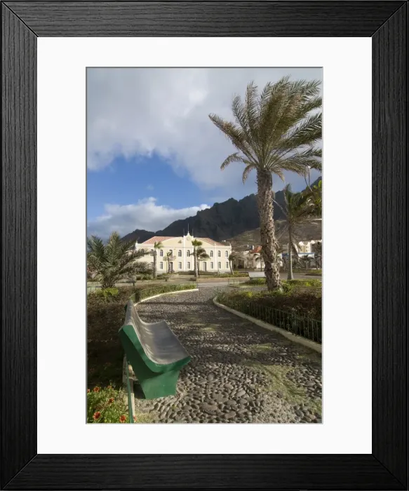 Framed Print : Noble mansion, Ponta do Sol, San Antao, Cape Verde Islands, Africa
