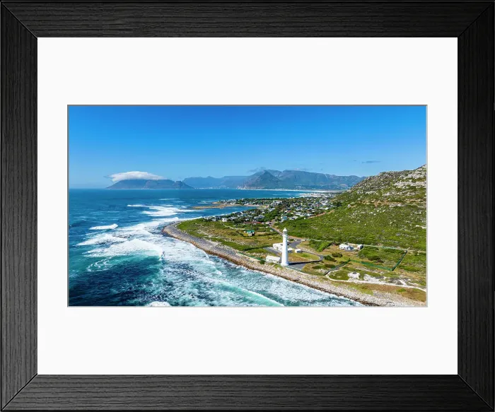 Framed Print : Aerial of Slangkop Lighthouse, Cape Town, Cape Peninsula, South Africa, Africa Framed Print : Aerial of Slangkop Lighthouse, Cape Town, Cape Peninsula, South Africa, Africa