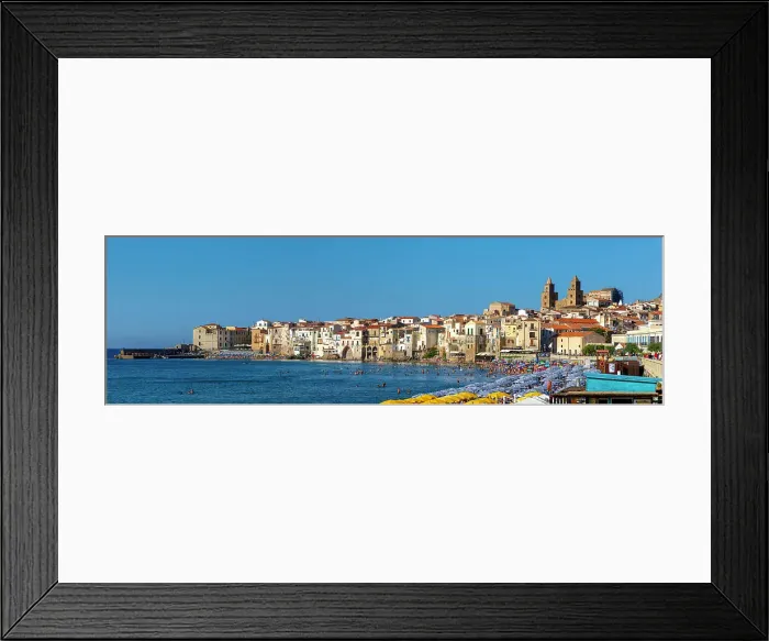 Framed Print : Panoramic view of Cefalu, Province of Palermo, Sicily, Italy, Mediterranean, Europe Framed Print : Panoramic view of Cefalu, Province of Palermo, Sicily, Italy, Mediterranean, Europe