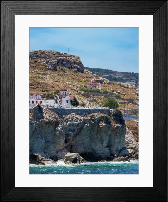 Framed Print : Chapel and Cemetery in Pigadia, Karpathos Island, Dodecanese, Greek Islands, Greece, Europe Framed Print : Chapel and Cemetery in Pigadia, Karpathos Island, Dodecanese, Greek Islands, Greece, Europe