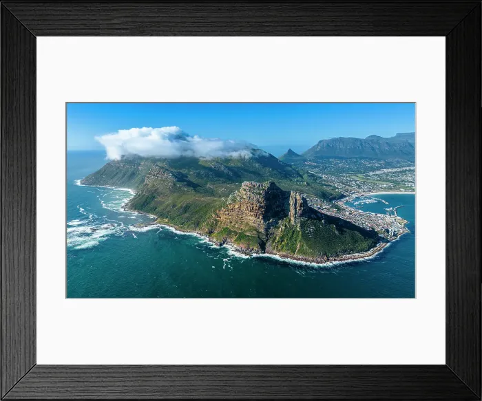 Framed Print : Aerial of Hout Bay, Cape Town, Cape Peninsula, South Africa, Africa Framed Print : Aerial of Hout Bay, Cape Town, Cape Peninsula, South Africa, Africa