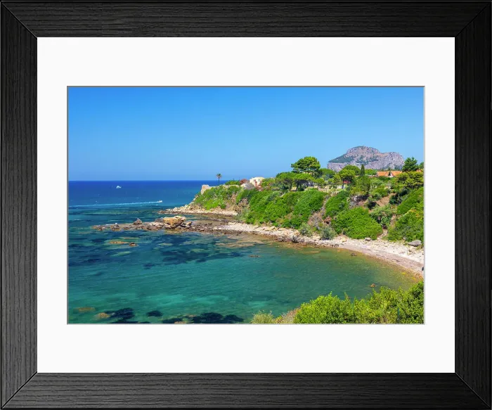 Framed Print : Rugged coastline near Cefalu, Mediterranean Sea, Province of Palermo, Sicily, Italy, Mediterranean, Europe Framed Print : Rugged coastline near Cefalu, Mediterranean Sea, Province of Palermo, Sicily, Italy, Mediterranean, Europe