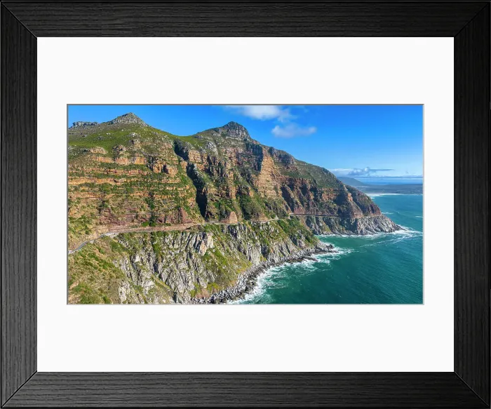 Framed Print : Aerial of Chapman´s Peak drive, Cape Town, Cape Peninsula, South Africa, Africa Framed Print : Aerial of Chapman´s Peak drive, Cape Town, Cape Peninsula, South Africa, Africa