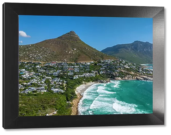 Aerial of Llandudno, Cape Town, Cape Peninsula, South Africa, Africa