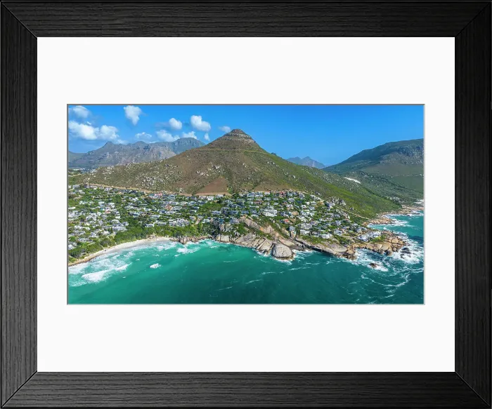 Framed Print : Aerial of Llandudno, Cape Town, Cape Peninsula, South Africa, Africa Framed Print : Aerial of Llandudno, Cape Town, Cape Peninsula, South Africa, Africa
