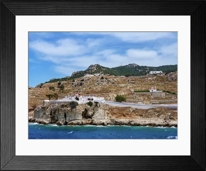Framed Print : View towards the Chapel and Cemetery in Pigadia, Karpathos Island, Dodecanese, Greek Islands, Greece, Europe Framed Print : View towards the Chapel and Cemetery in Pigadia, Karpathos Island, Dodecanese, Greek Islands, Greece, Europe