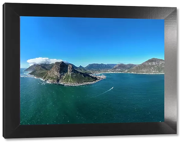 Panorama of Hout Bay, Cape Town, Cape Peninsula, South Africa, Africa