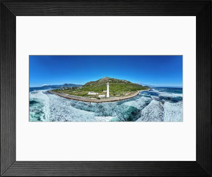 Framed Print : Panorama of Slangkop Lighthouse, Cape Town, Cape Peninsula, South Africa, Africa