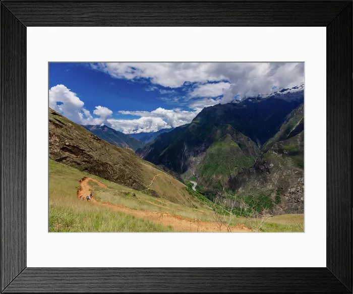 Framed Print : Scenery along the Choquequirao trail, Peru, South America Framed Print : Scenery along the Choquequirao trail, Peru, South America