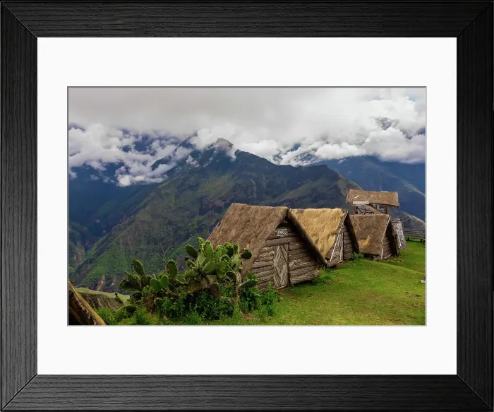 Framed Print : Camping at Choquequirao, Peru, South America Framed Print : Camping at Choquequirao, Peru, South America