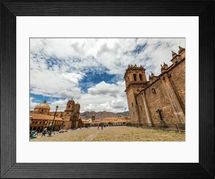 Framed Print : Buildings in Cusco, Peru, South America Framed Print : Buildings in Cusco, Peru, South America