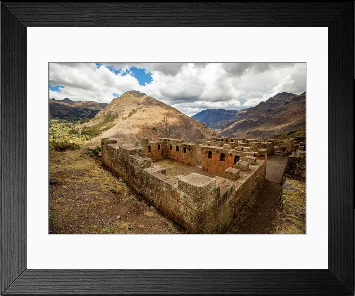 Framed Print : Pisaq Ruins, Sacred Valley, Peru, South America Framed Print : Pisaq Ruins, Sacred Valley, Peru, South America