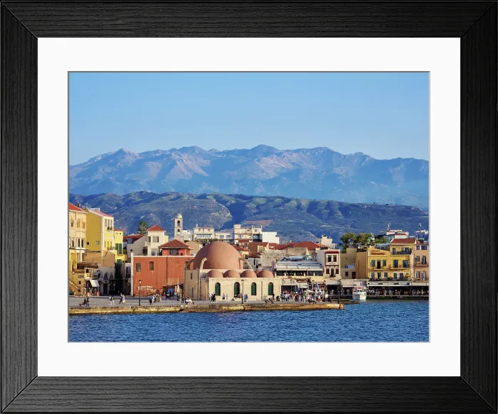 Framed Print : Kucuk Hasan Mosque, City of Chania, Crete, Greek Islands, Greece, Europe Framed Print : Kucuk Hasan Mosque, City of Chania, Crete, Greek Islands, Greece, Europe
