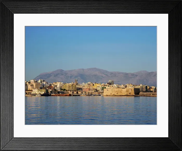 Framed Print : View towards The Koules Fortress, City of Heraklion, Crete, Greek Islands, Greece, Europe Framed Print : View towards The Koules Fortress, City of Heraklion, Crete, Greek Islands, Greece, Europe