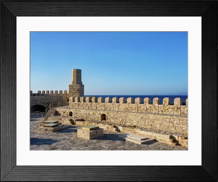 Framed Print : The Koules Fortress, City of Heraklion, Crete, Greek Islands, Greece, Europe Framed Print : The Koules Fortress, City of Heraklion, Crete, Greek Islands, Greece, Europe