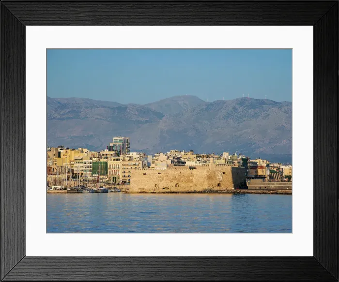 Framed Print : View towards The Koules Fortress, City of Heraklion, Crete, Greek Islands, Greece, Europe Framed Print : View towards The Koules Fortress, City of Heraklion, Crete, Greek Islands, Greece, Europe