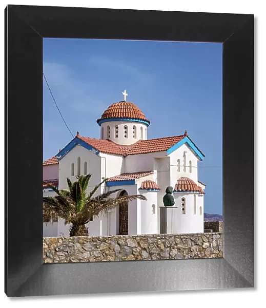 St. Nicholas Holy Orthodox Church, Kissamos Port, Chania Region, Crete, Greek Islands, Greece, Europe