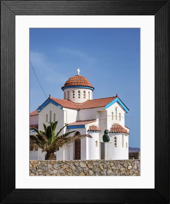 Framed Print : St. Nicholas Holy Orthodox Church, Kissamos Port, Chania Region, Crete, Greek Islands, Greece, Europe Framed Print : St. Nicholas Holy Orthodox Church, Kissamos Port, Chania Region, Crete, Greek Islands, Greece, Europe
