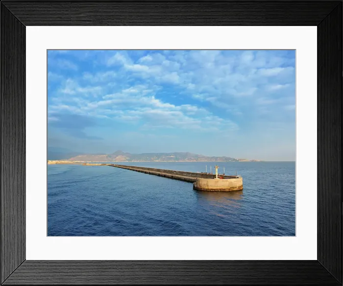 Framed Print : Heraklion Harbour at sunrise, City of Heraklion, Crete, Greek Islands, Greece, Europe Framed Print : Heraklion Harbour at sunrise, City of Heraklion, Crete, Greek Islands, Greece, Europe