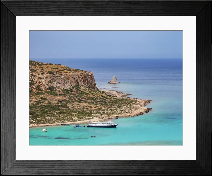 Framed Print : Cape Tigani, elevated view, Balos Lagoon, Gramvousa Peninsula, Chania Region, Crete, Greek Islands, Greece, Europe Framed Print : Cape Tigani, elevated view, Balos Lagoon, Gramvousa Peninsula, Chania Region, Crete, Greek Islands, Greece, Europe