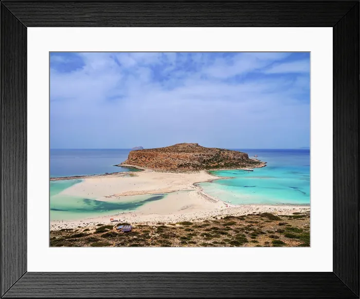 Framed Print : Balos Lagoon Beach and Cape Tigani, elevated view, Gramvousa Peninsula, Chania Region, Crete, Greek Islands, Greece, Europe Framed Print : Balos Lagoon Beach and Cape Tigani, elevated view, Gramvousa Peninsula, Chania Region, Crete, Greek Islands, Greece, Europe