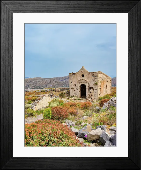 Framed Print : Venetian Fort Ruins, Imeri Gramvousa, Chania Region, Crete, Greek Islands, Greece, Europe Framed Print : Venetian Fort Ruins, Imeri Gramvousa, Chania Region, Crete, Greek Islands, Greece, Europe