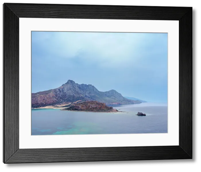 Framed Print : View towards the Balos Lagoon, Gramvousa Peninsula, Chania Region, Crete, Greek Islands, Greece, Europe Framed Print : View towards the Balos Lagoon, Gramvousa Peninsula, Chania Region, Crete, Greek Islands, Greece, Europe