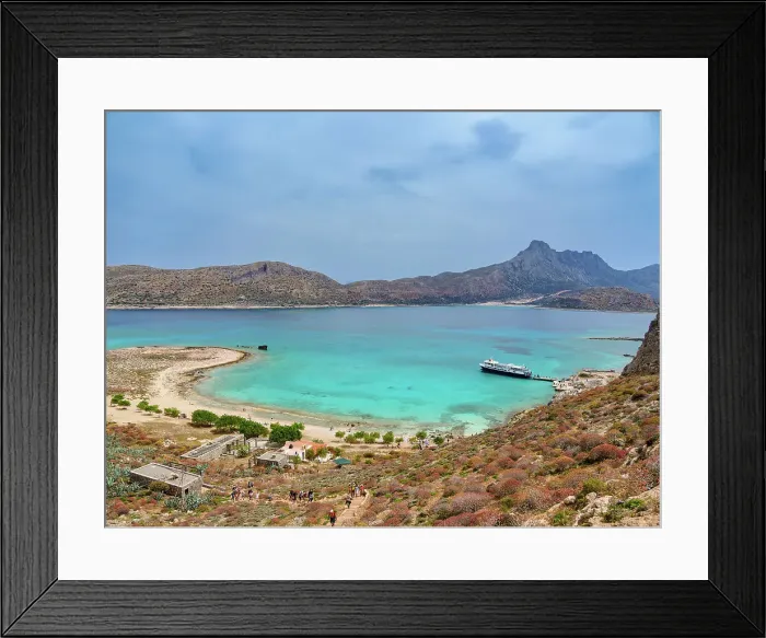 Framed Print : Ferry Boat on the coast of Imeri Gramvousa, Chania Region, Crete, Greek Islands, Greece, Europe Framed Print : Ferry Boat on the coast of Imeri Gramvousa, Chania Region, Crete, Greek Islands, Greece, Europe