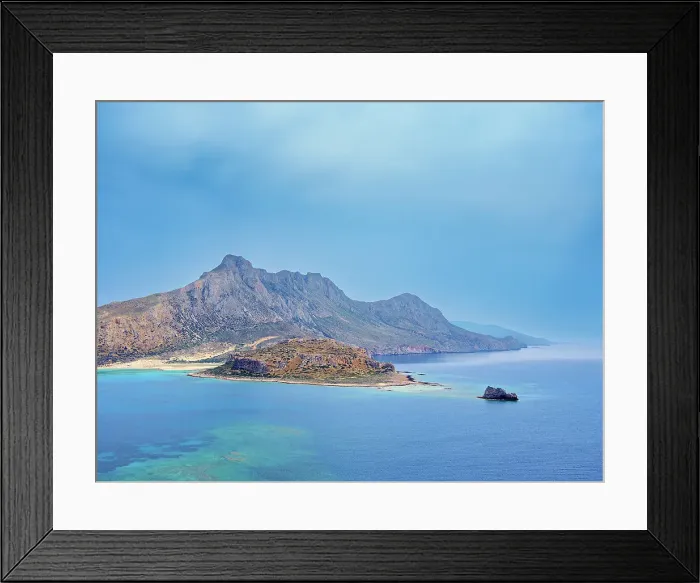 Framed Print : View towards the Balos Lagoon, Gramvousa Peninsula, Chania Region, Crete, Greek Islands, Greece, Europe Framed Print : View towards the Balos Lagoon, Gramvousa Peninsula, Chania Region, Crete, Greek Islands, Greece, Europe