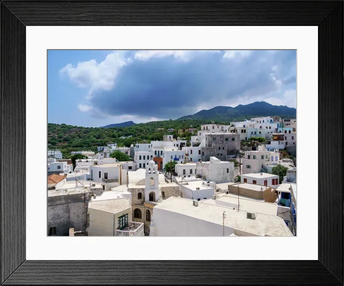 Framed Print : Mandraki Town, elevated view, Nisyros Island, Dodecanese, Greek Islands, Greece, Europe Framed Print : Mandraki Town, elevated view, Nisyros Island, Dodecanese, Greek Islands, Greece, Europe