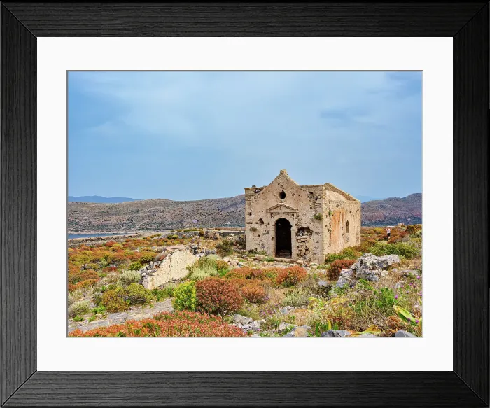 Framed Print : Venetian Fort Ruins, Imeri Gramvousa, Chania Region, Crete, Greek Islands, Greece, Europe Framed Print : Venetian Fort Ruins, Imeri Gramvousa, Chania Region, Crete, Greek Islands, Greece, Europe
