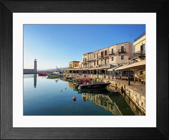 Framed Print : Old Venetian Port, City of Rethymno, Rethymno Region, Crete, Greek Islands, Greece, Europe Framed Print : Old Venetian Port, City of Rethymno, Rethymno Region, Crete, Greek Islands, Greece, Europe