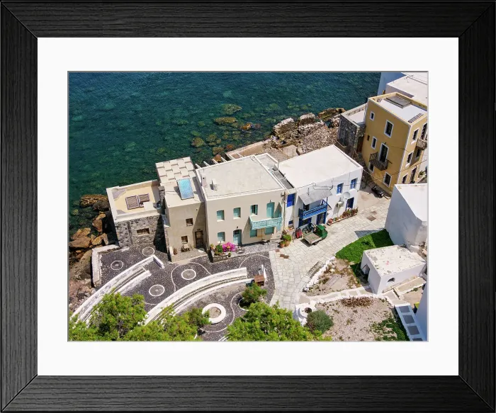 Framed Print : Mandraki Town, elevated view, Nisyros Island, Dodecanese, Greek Islands, Greece, Europe Framed Print : Mandraki Town, elevated view, Nisyros Island, Dodecanese, Greek Islands, Greece, Europe