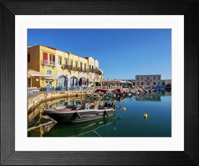 Framed Print : Old Venetian Port, City of Rethymno, Rethymno Region, Crete, Greek Islands, Greece, Europe Framed Print : Old Venetian Port, City of Rethymno, Rethymno Region, Crete, Greek Islands, Greece, Europe