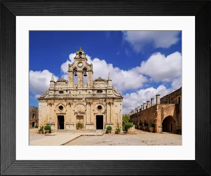 Framed Print : Arkadi Monastery, Rethymno Region, Crete, Greek Islands, Greece, Europe Framed Print : Arkadi Monastery, Rethymno Region, Crete, Greek Islands, Greece, Europe