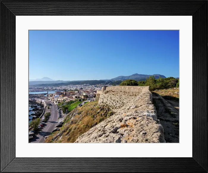 Framed Print : Venetian Fortezza Castle, City of Rethymno, Rethymno Region, Crete, Greek Islands, Greece, Europe Framed Print : Venetian Fortezza Castle, City of Rethymno, Rethymno Region, Crete, Greek Islands, Greece, Europe