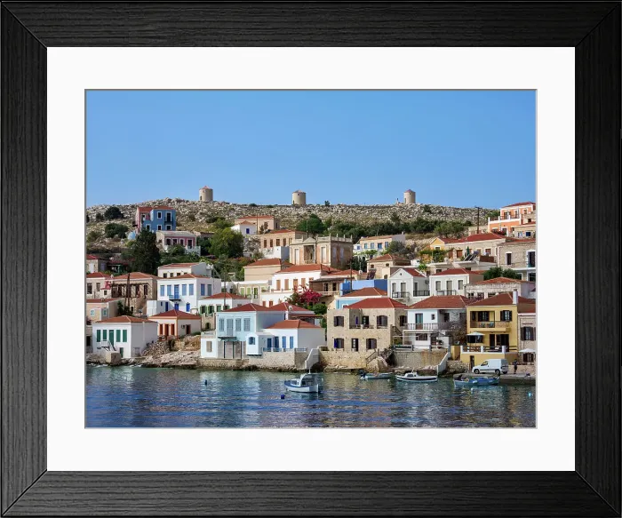 Framed Print : Chalki Village, Emporio, Halki Island, Dodecanese, Greek Islands, Greece, Europe Framed Print : Chalki Village, Emporio, Halki Island, Dodecanese, Greek Islands, Greece, Europe