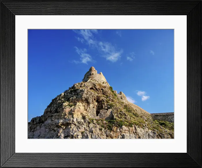Framed Print : Venetian Fortezza Castle, City of Rethymno, Rethymno Region, Crete, Greek Islands, Greece, Europe Framed Print : Venetian Fortezza Castle, City of Rethymno, Rethymno Region, Crete, Greek Islands, Greece, Europe